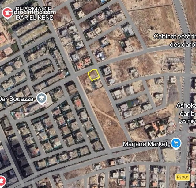 610 m2 Plot for Sale in Dar Bouazza Center with Sea View — 2