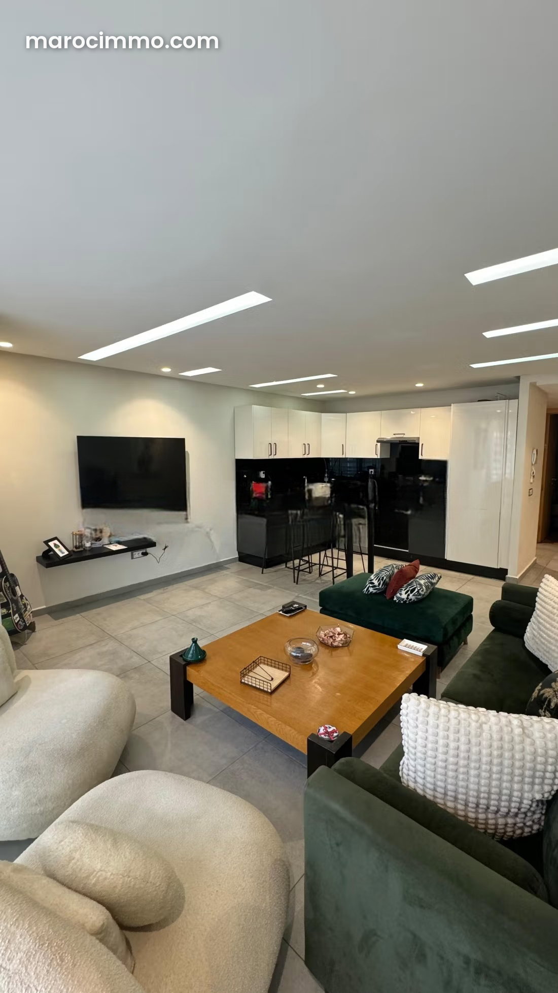 Appartement meublé 90 m² à louer à Oasis Casablanca — Casablanca