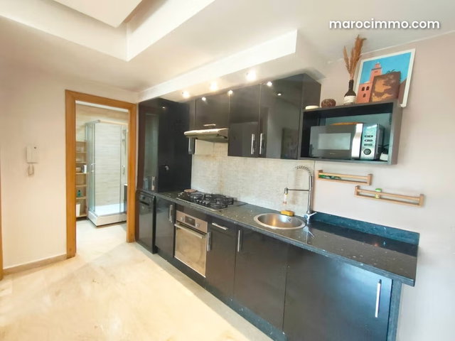 Studio terrasse meublé 60m² Mers Sultan 5500 Dh — 5
