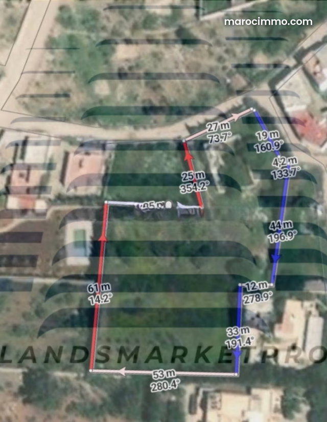 Terrain titré à Ghazoua KM 8 – Zone urbaine D2, idéal villas et investissement — 2