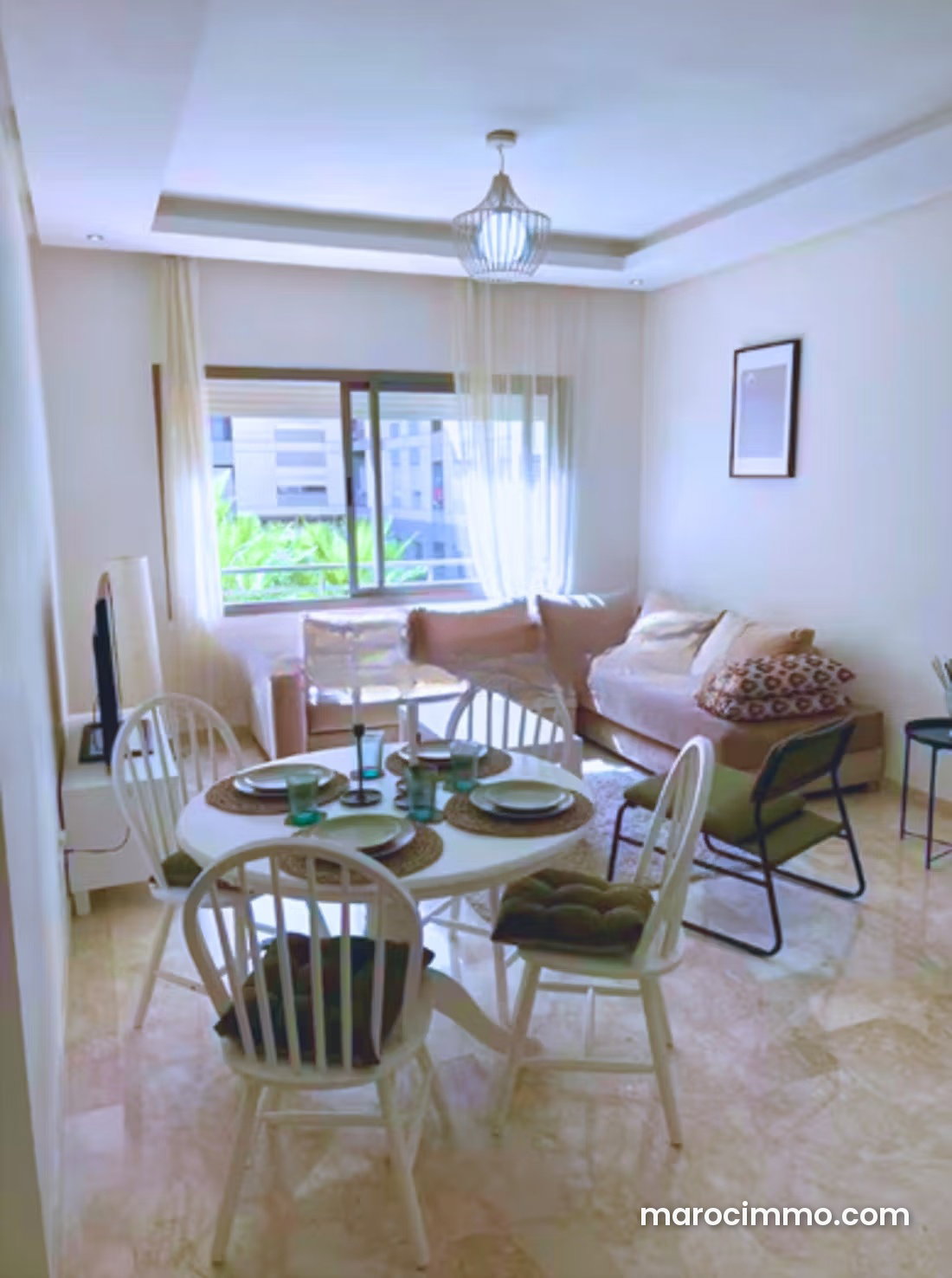 Furnished Apartment with Terrace and Garage in Nouaceur — Nouaceur