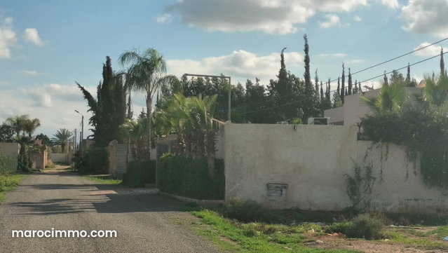 Vente de terrain à Route de Fez. Superficie 1100 m² — 5