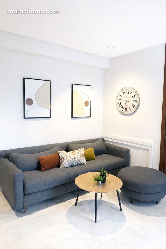 Appartement en location à Oasis. 1 belle chambre. Meublé — 3