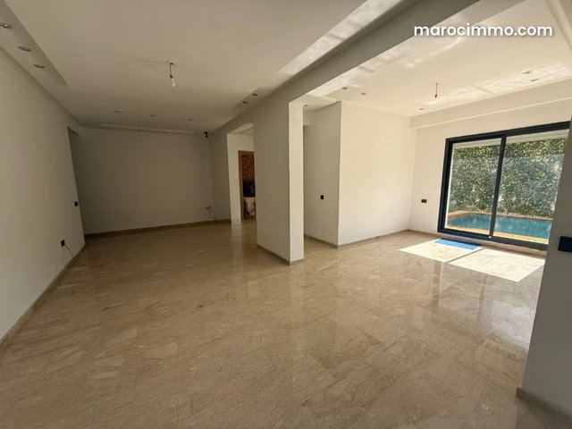 Dar Bouazza – Location Appt RDC, PISCINE PRIVATIVE — 4