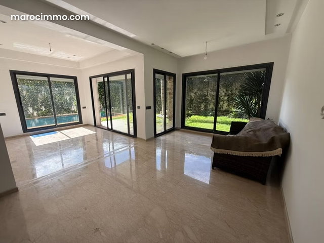Dar Bouazza – Location Appt RDC, PISCINE PRIVATIVE — 3
