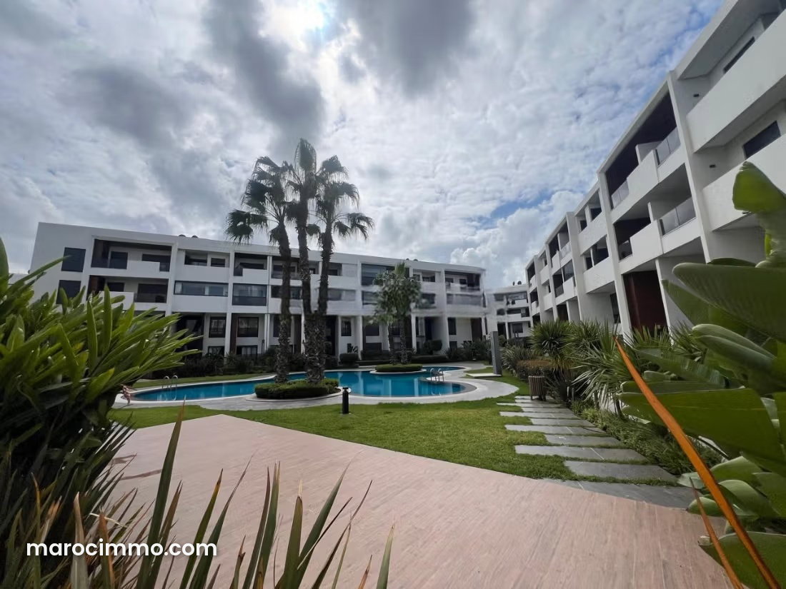 Duplex 96 m² avec piscine, Ville verte, Bouskoura — Bouskoura