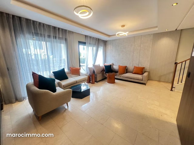 Duplex meublé à louer à Bouskoura On Hill — 4