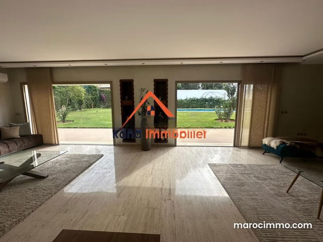 Furnished Villa for Rent in Souissi — Rabat