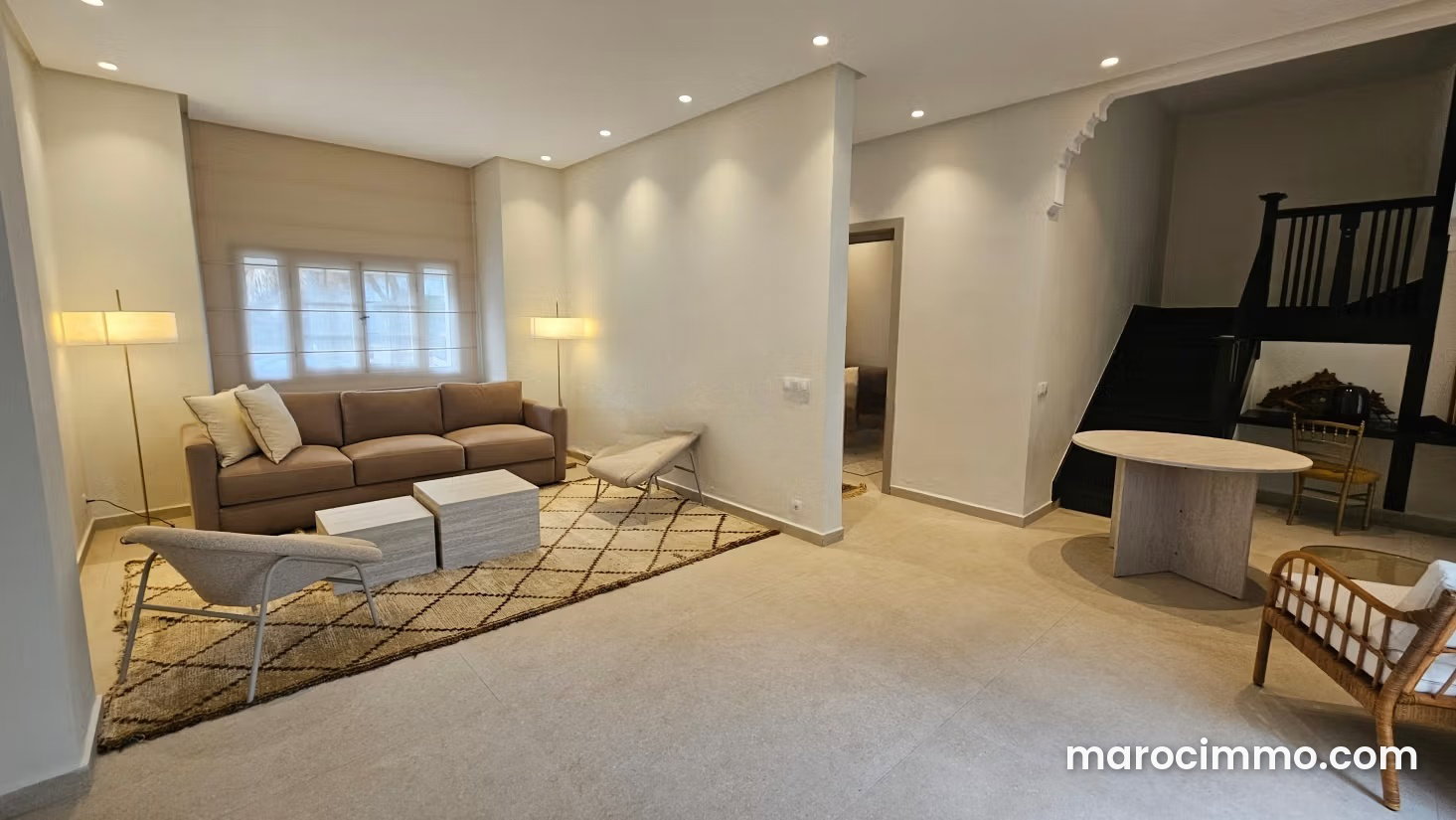 Furnished 3-bedroom villa for rent, Gauthier, Casablanca — Casablanca