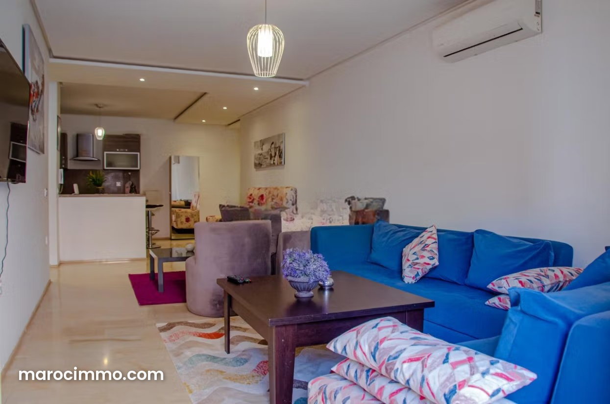 Appartement meublé avec piscine à Guéliz Marrakech — Marrakech