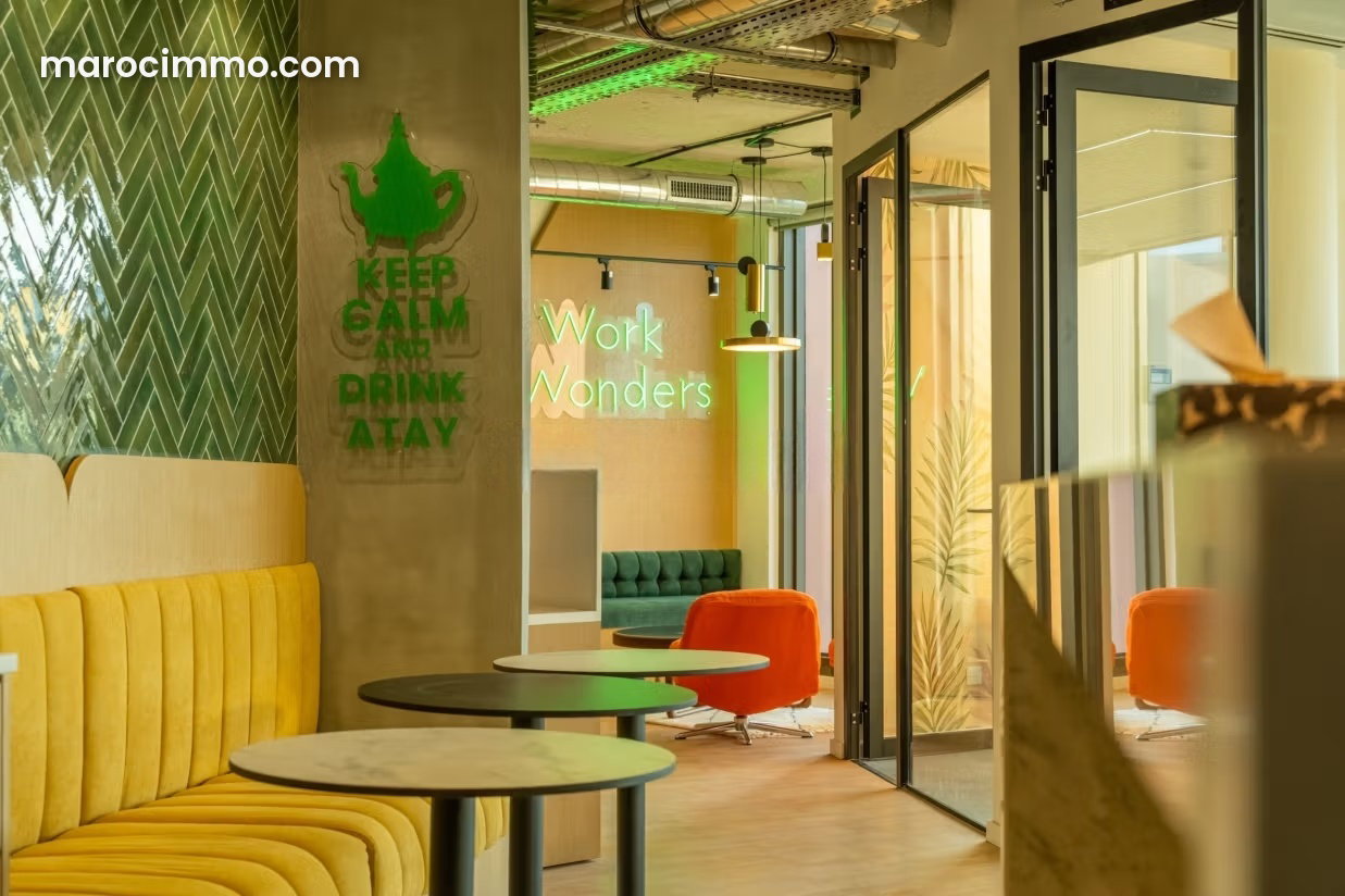 Bureau à louer à Sidi Maarouf, Casablanca, prêt à l'emploi — Casablanca