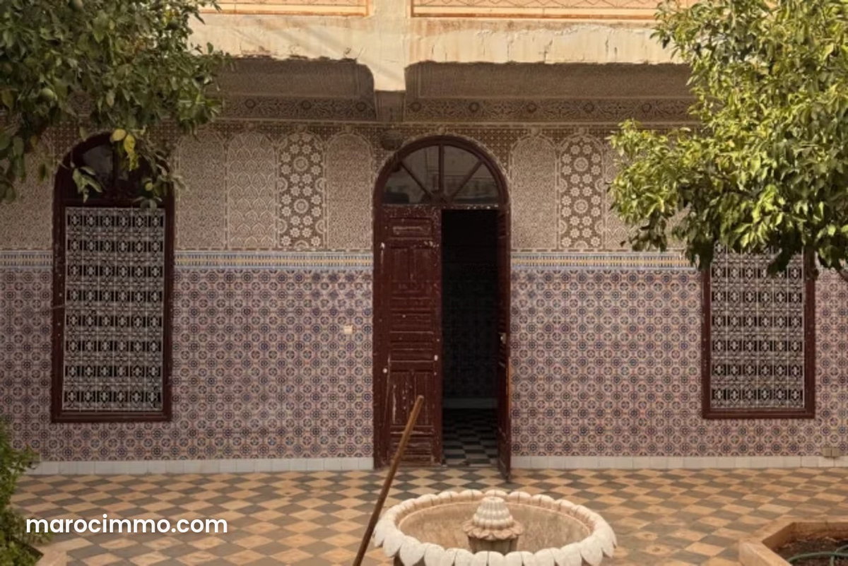 Opportunité de rénovation de riad au Maroc