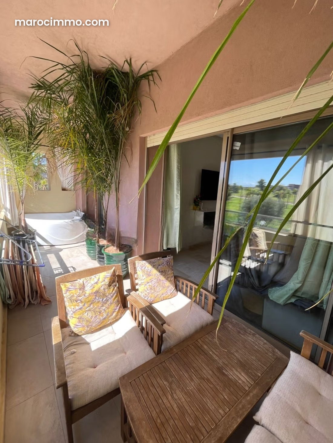 4-Room Apartment in Guéliz, Marrakech, with Mountain Views — Marrakesh