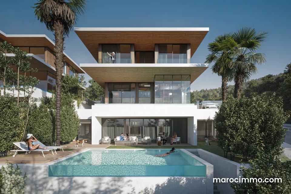 Villa neuve vue sur mer à Tanger
