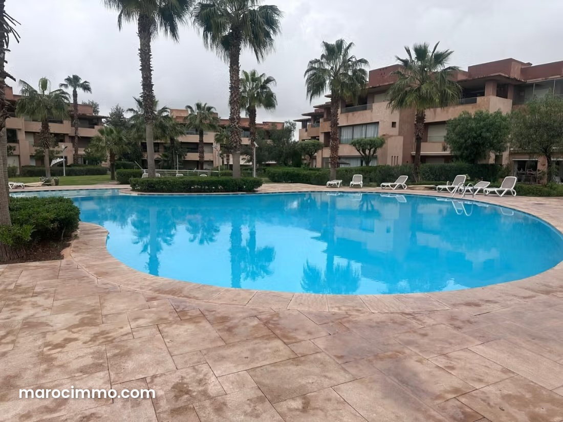 Appartement meublé 89 m², dernier étage avec piscine, Agdal Marrakech — Marrakech