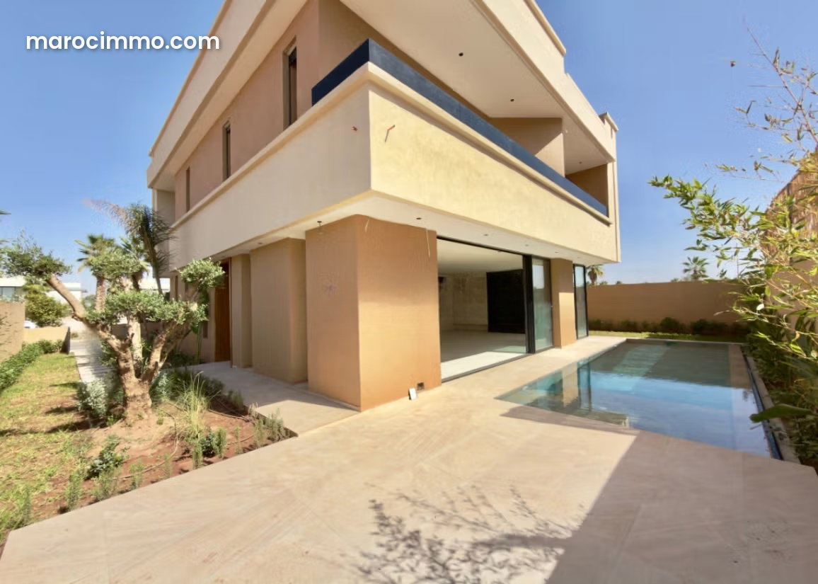500 sqm Contemporary Villa, 5 Bedrooms, Tahanaoute Road, Marrakech — Marrakesh