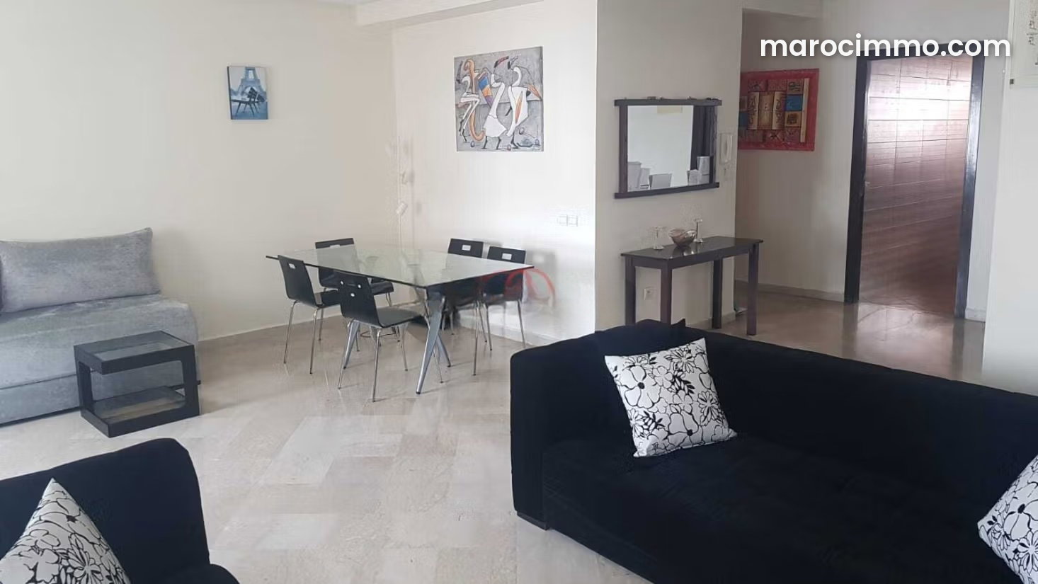 Furnished 3-Bedroom Apartment in Val Fleuri, Casablanca — Casablanca