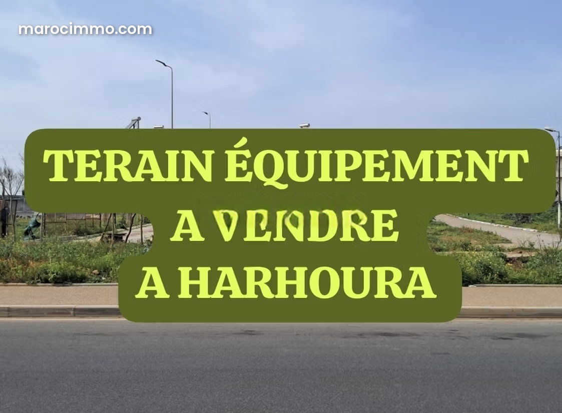 4,000 m² Plot in Harhoura, Temara – Approved Mixed-Use Project — Temara