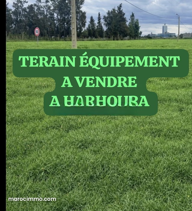 Terrain de 4000 m2 équipement à vendre à Harhoura — 3