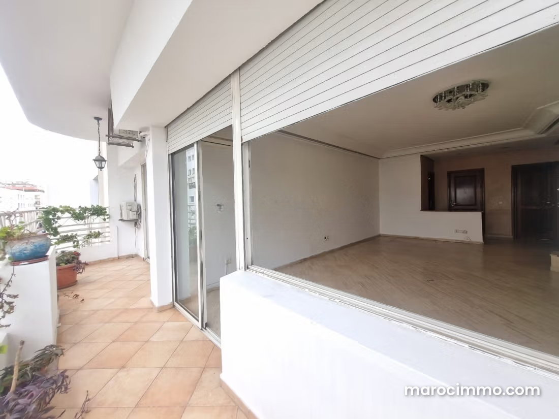 145 sqm Apartment with Terrace for Rent in Maarif, Casablanca — Casablanca