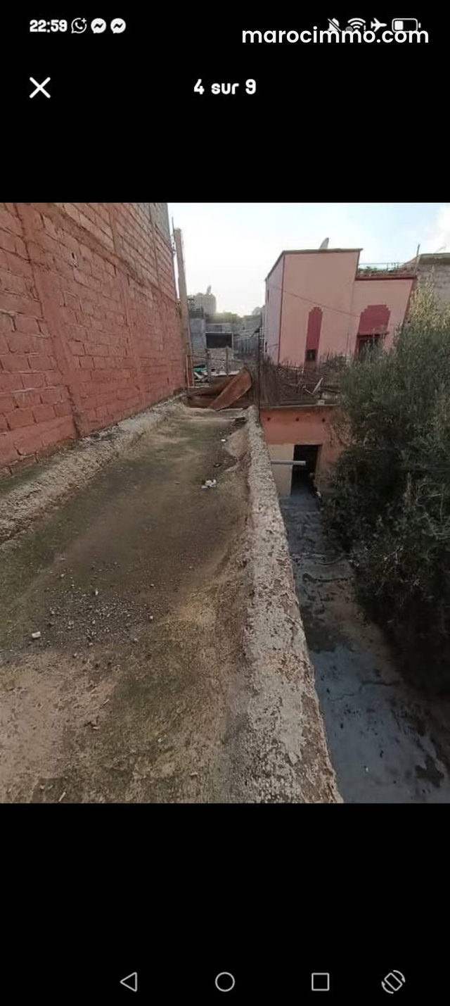 2lots titrés situés à mhamid 4 à vendre — 2