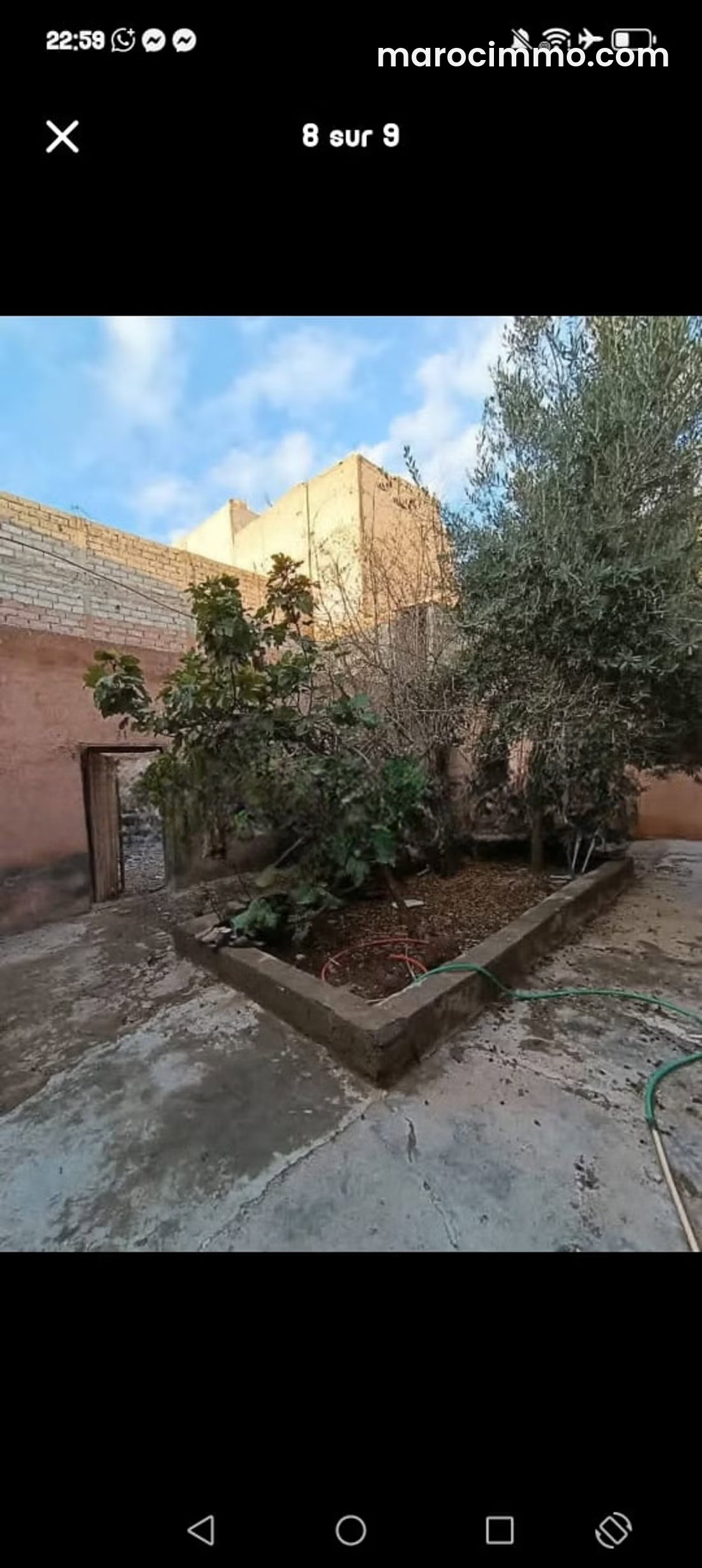 Terrain titré 260 m² à Marrakech quartier Mhamid — Marrakech