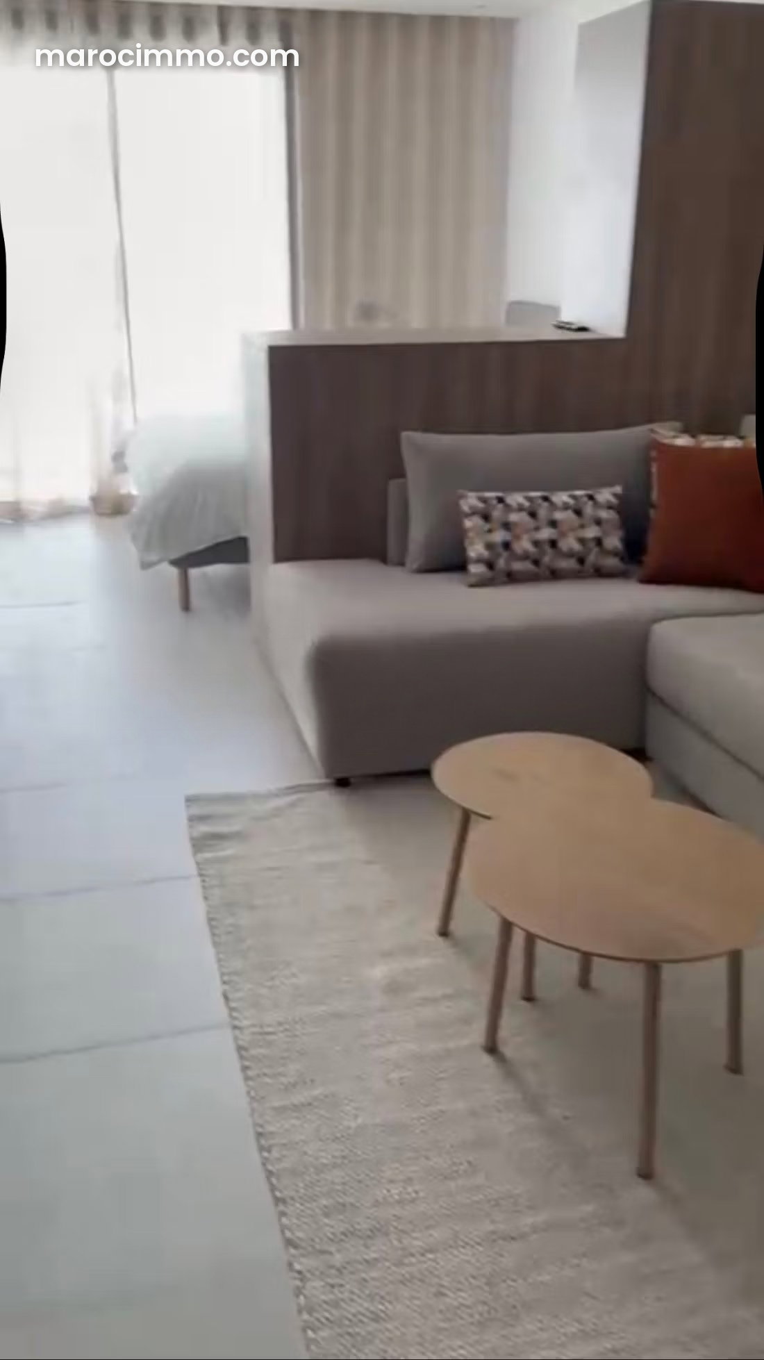 Furnished studio with terrace and garage, Gauthier, Casablanca — Casablanca