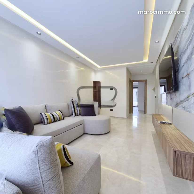 Furnished 89 m² Apartment with Terrace in Ferme Bretonne, Casablanca — Casablanca