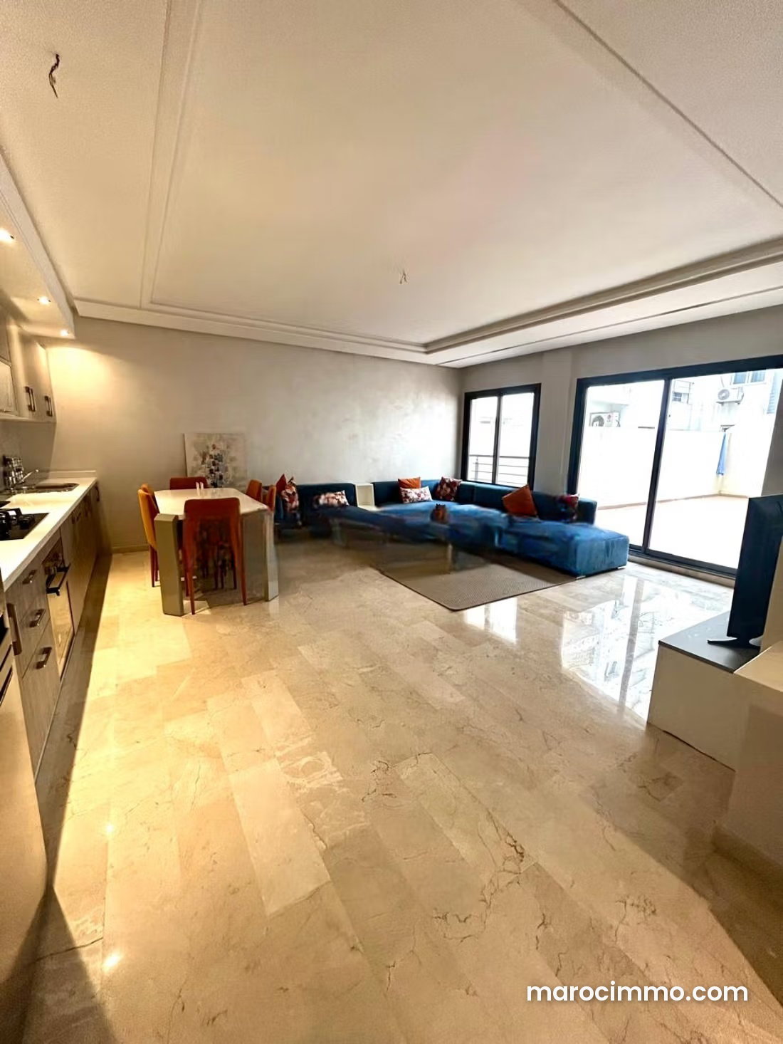 One-bedroom apartment with terrace, Racine, Casablanca — Casablanca