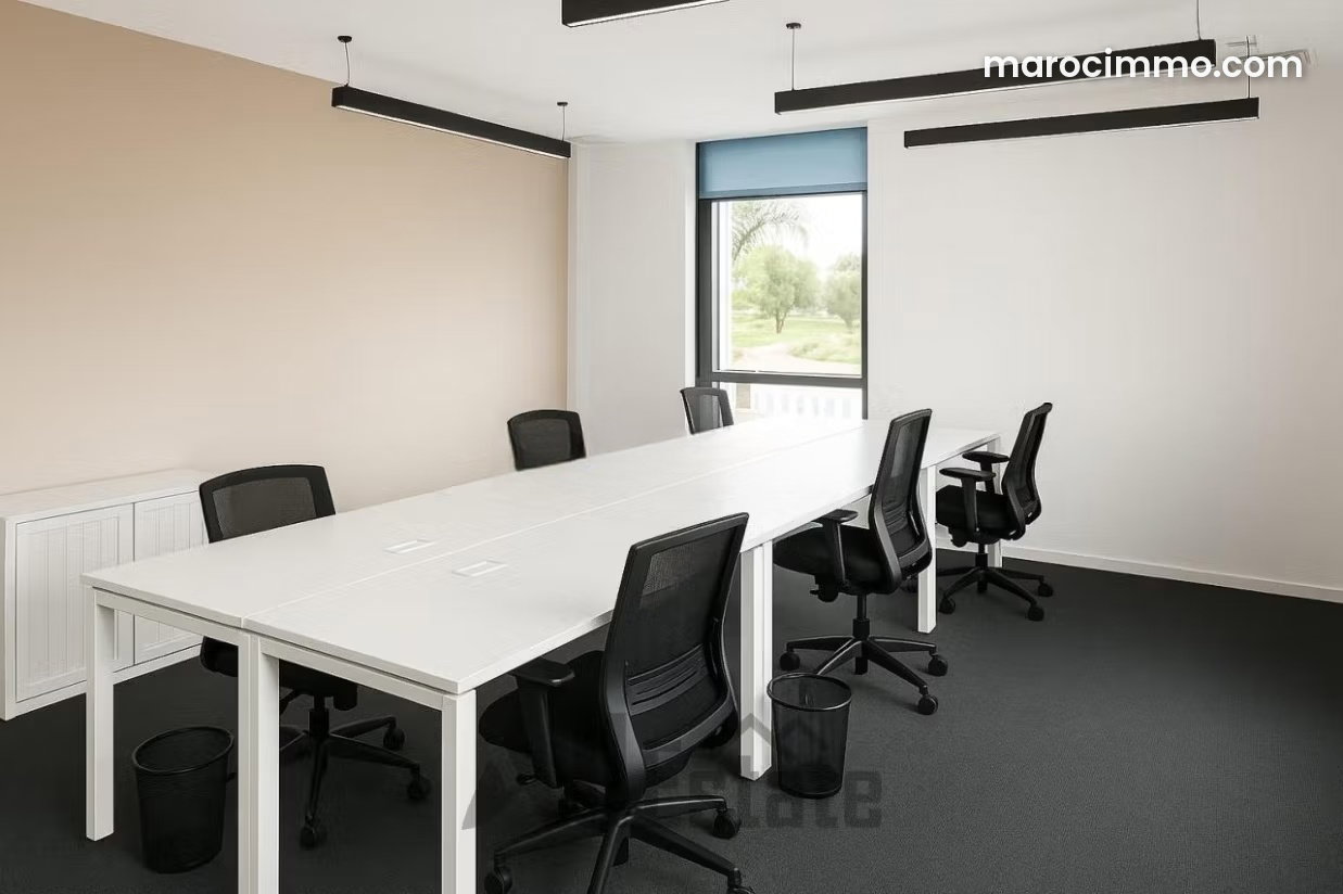 Office for Rent in Sidi Maarouf, Casablanca, with Convenient Garage — Casablanca