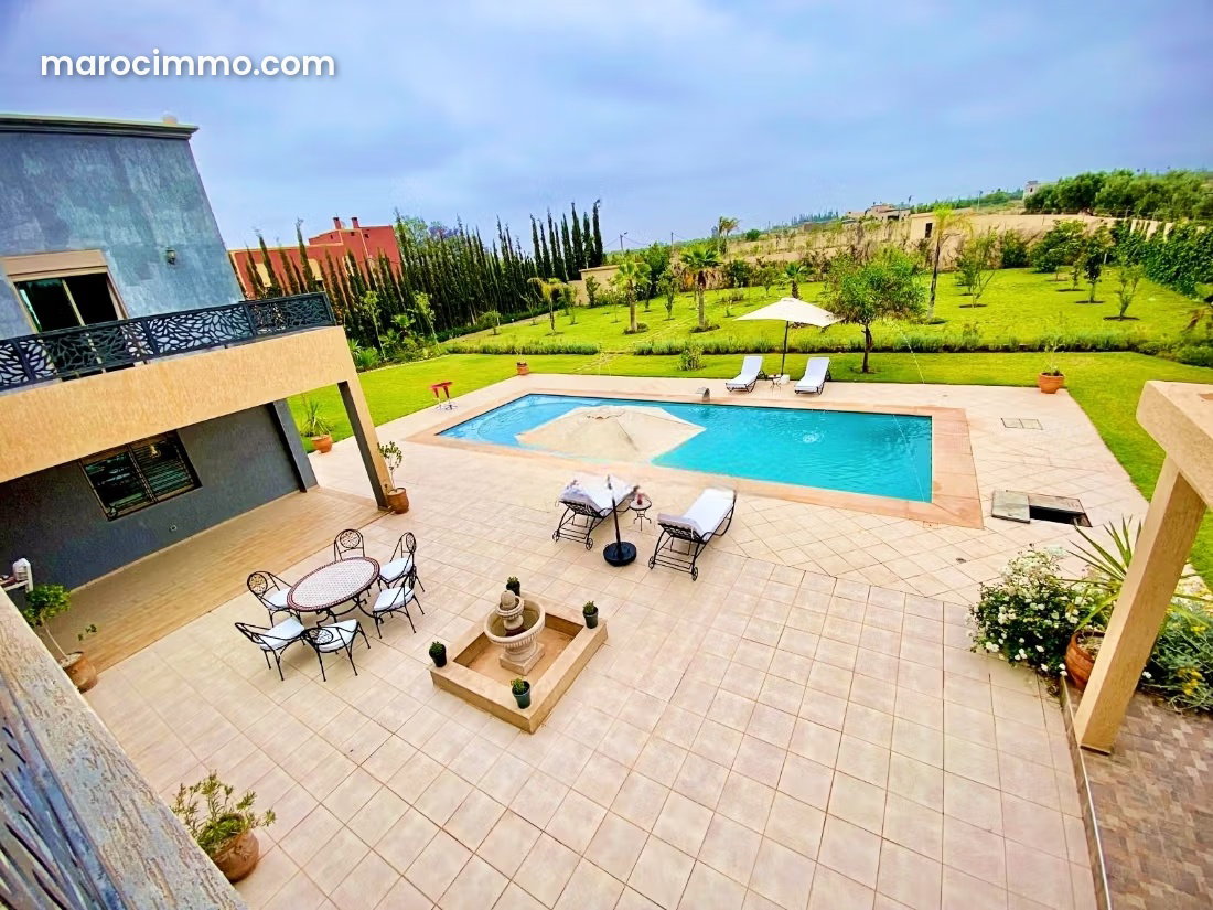Villa meublée 5 chambres avec piscine, Route d'Ourika, Marrakech — Marrakech