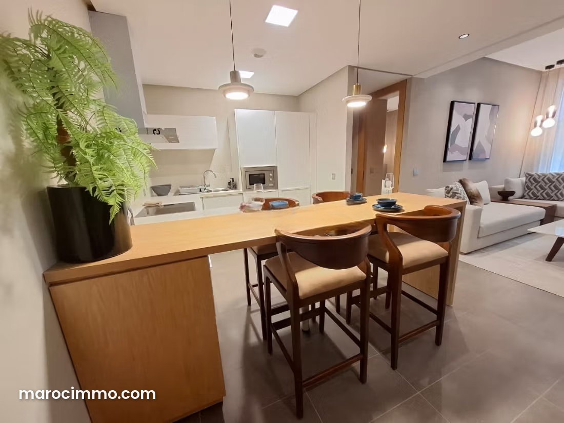 Furnished 63 sqm Apartment with Terrace in Aïn Diab, Casablanca — Casablanca