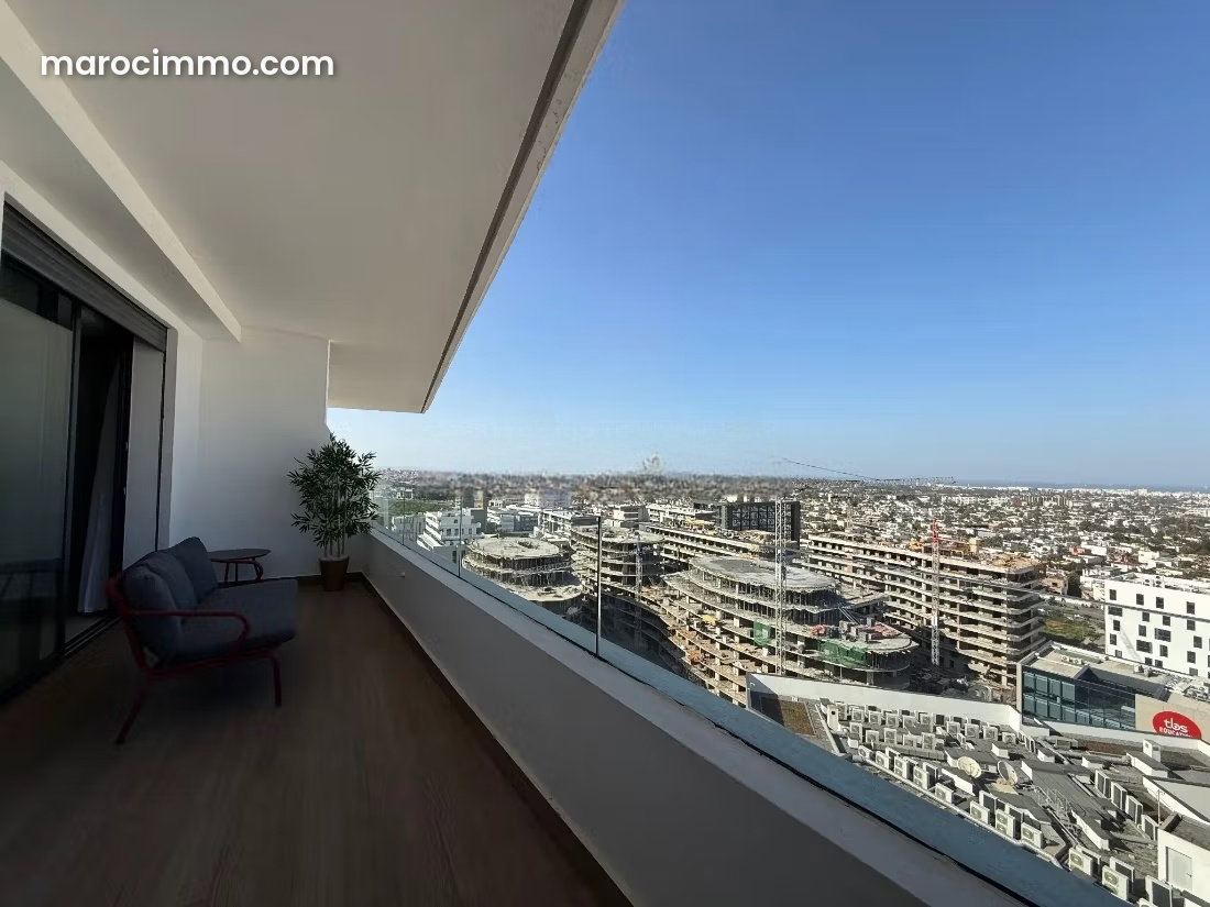 Top-Floor Duplex, Casablanca Finance City, Panoramic Views — Casablanca