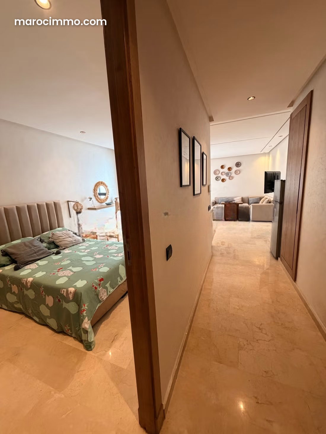Furnished studio with terrace, Belvédère, Casablanca — Casablanca