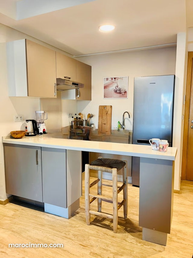 Location d'un appartement à Maârif Extension 52m2. Bien meublé — 2