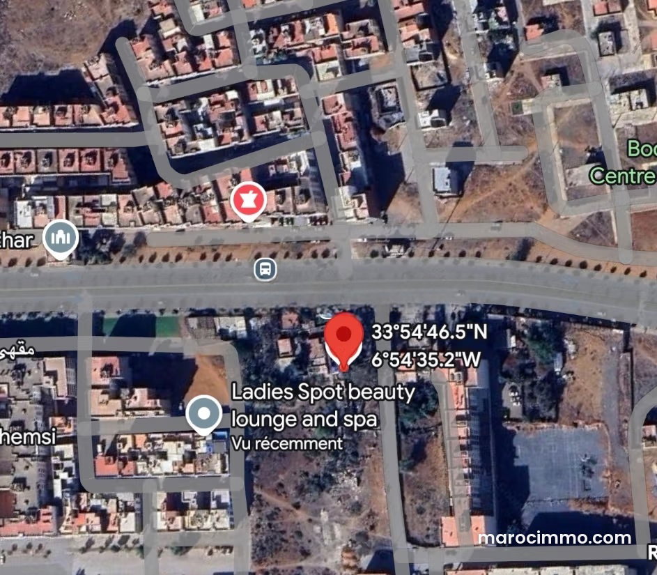 Terrain 2 277 m² zone R4, Wifak, Temara, proche avenue principale — Temara