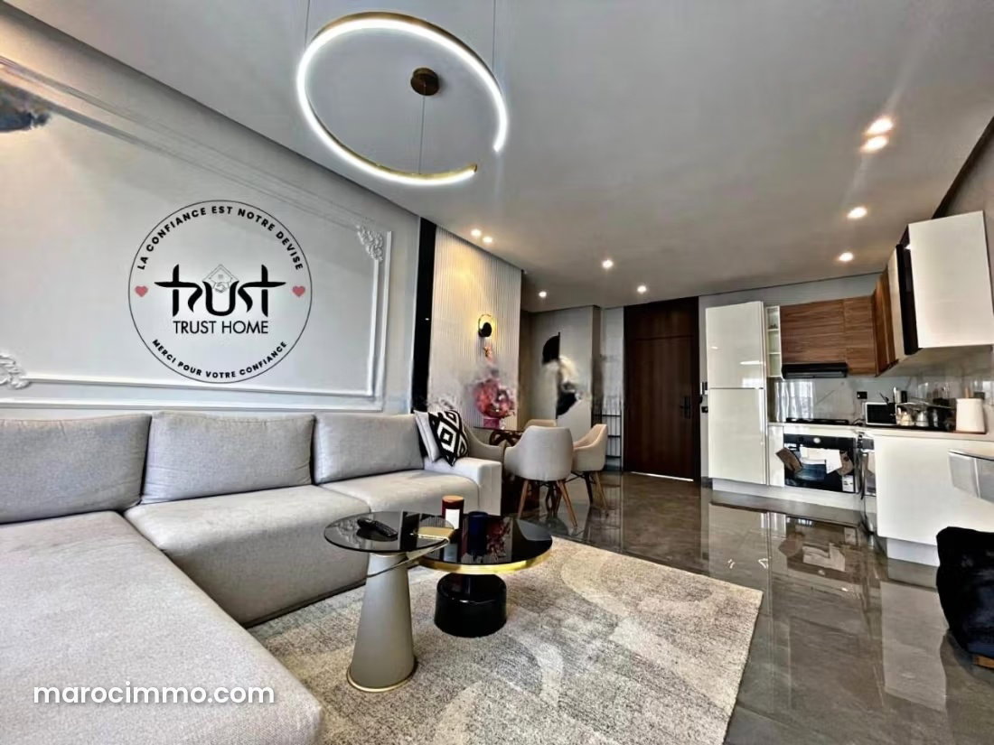 Furnished Apartment with Terrace in Maârif Extension, Casablanca — Casablanca