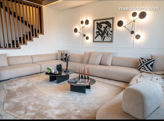 Superbe villa à louer meublé à Bouskoura Ville Verte 4 chambres — 3