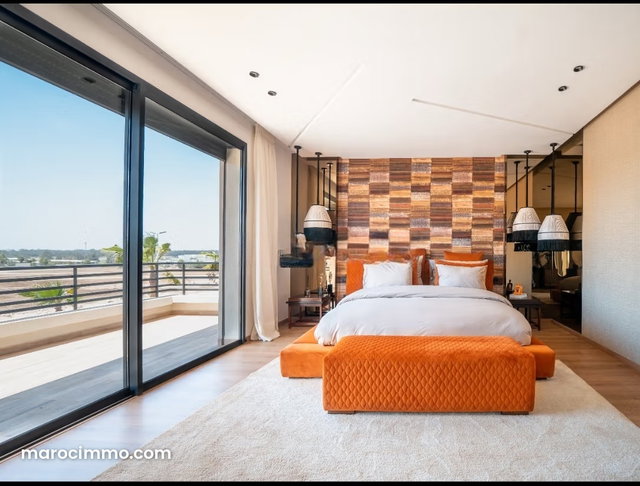 Superbe villa à louer meublé à Bouskoura Ville Verte 4 chambres — 5