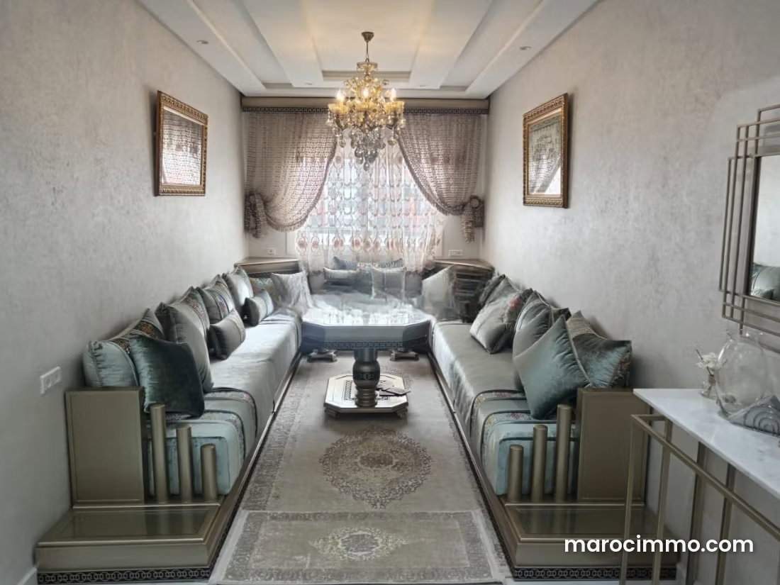 Appartement 80 m² meublé à vendre, Ville Verte Bouskoura — Bouskoura