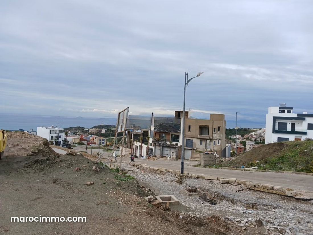 Terrain 500 m² vue mer, Manar, Tanger — Tanger