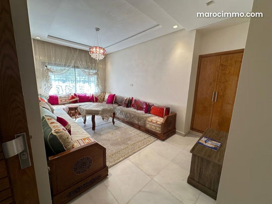 Furnished 80 sqm apartment for rent in Californie, Casablanca — Casablanca