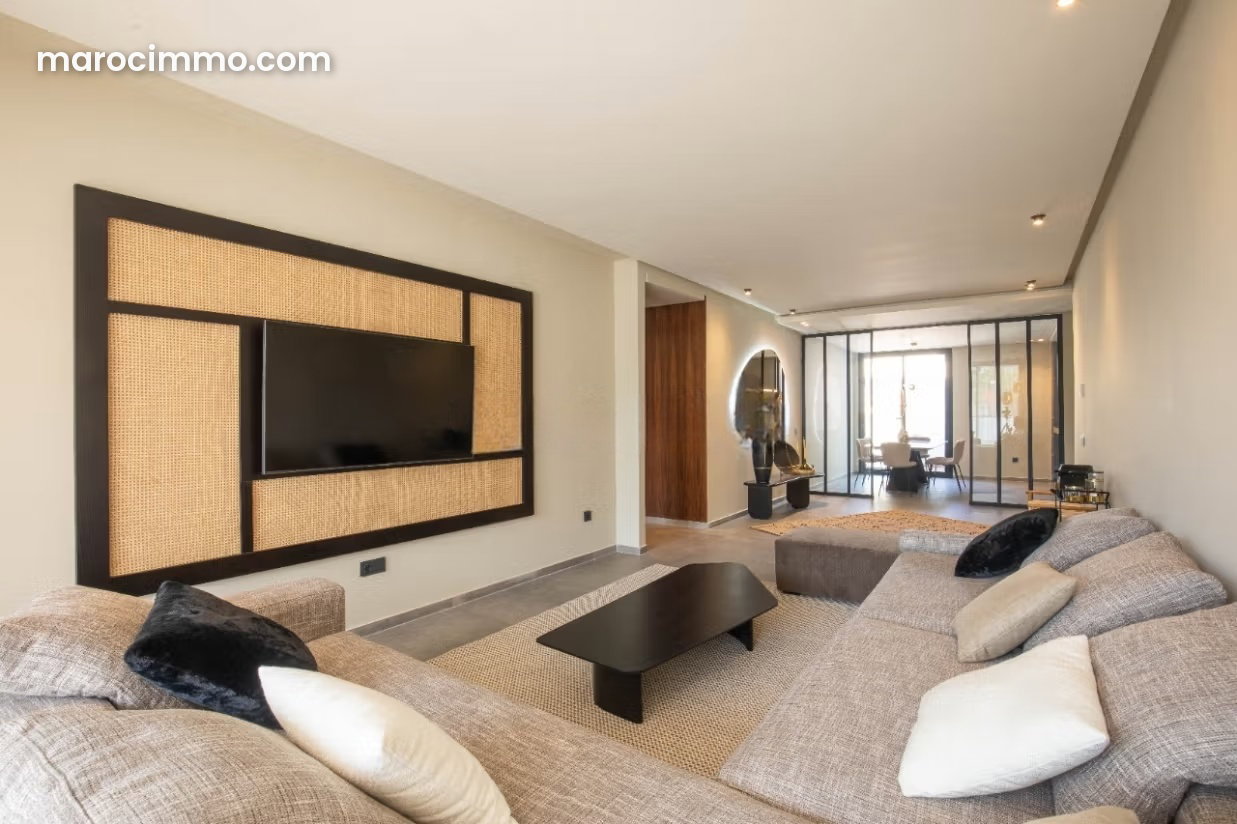 Appartement meublé 125 m², terrasse et piscine, Palmier Casablanca — Casablanca