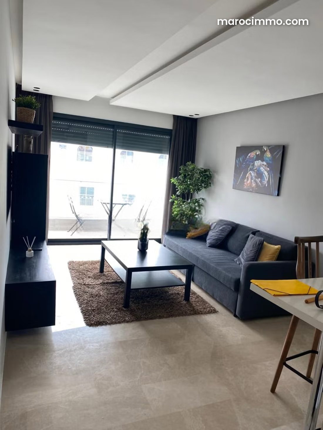 Furnished Top-Floor Apartment in Casablanca’s Golden Triangle — Casablanca