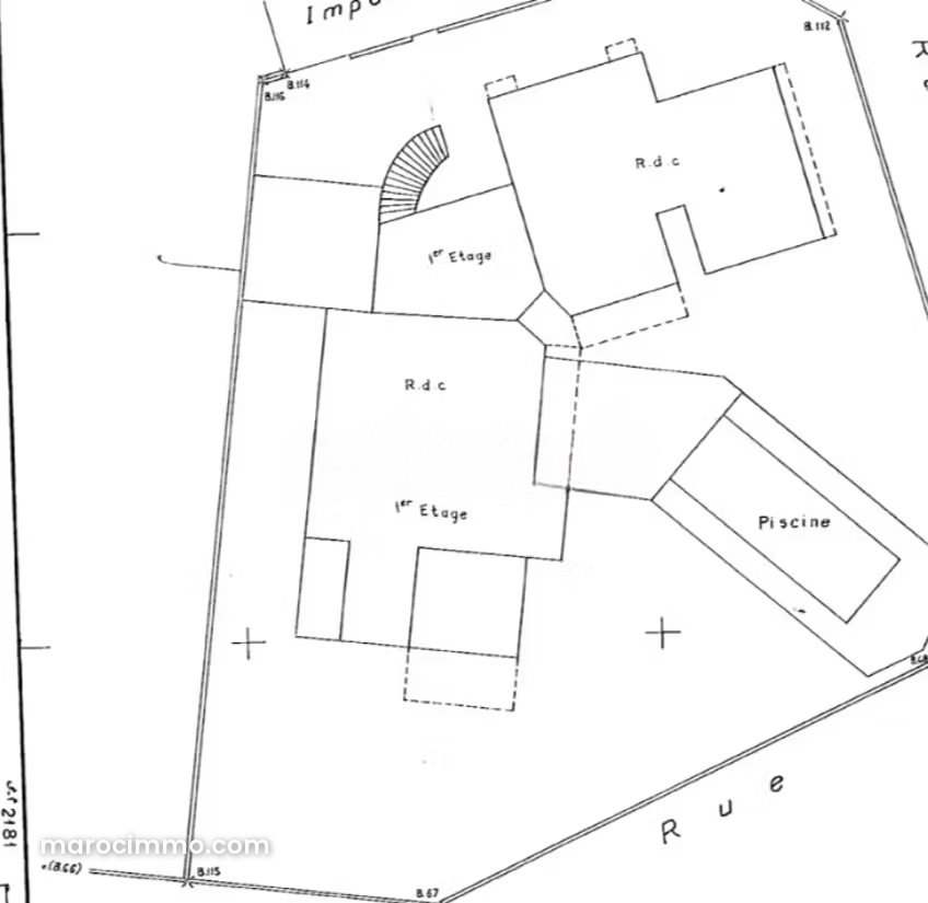 Terrain 1324 m² Cité Suisse, Agadir : emplacement rare à vendre — Agadir