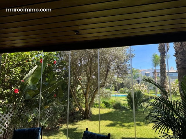 A louer Rez de Jardin 324m2 Ville Verte Bouskoura — 2