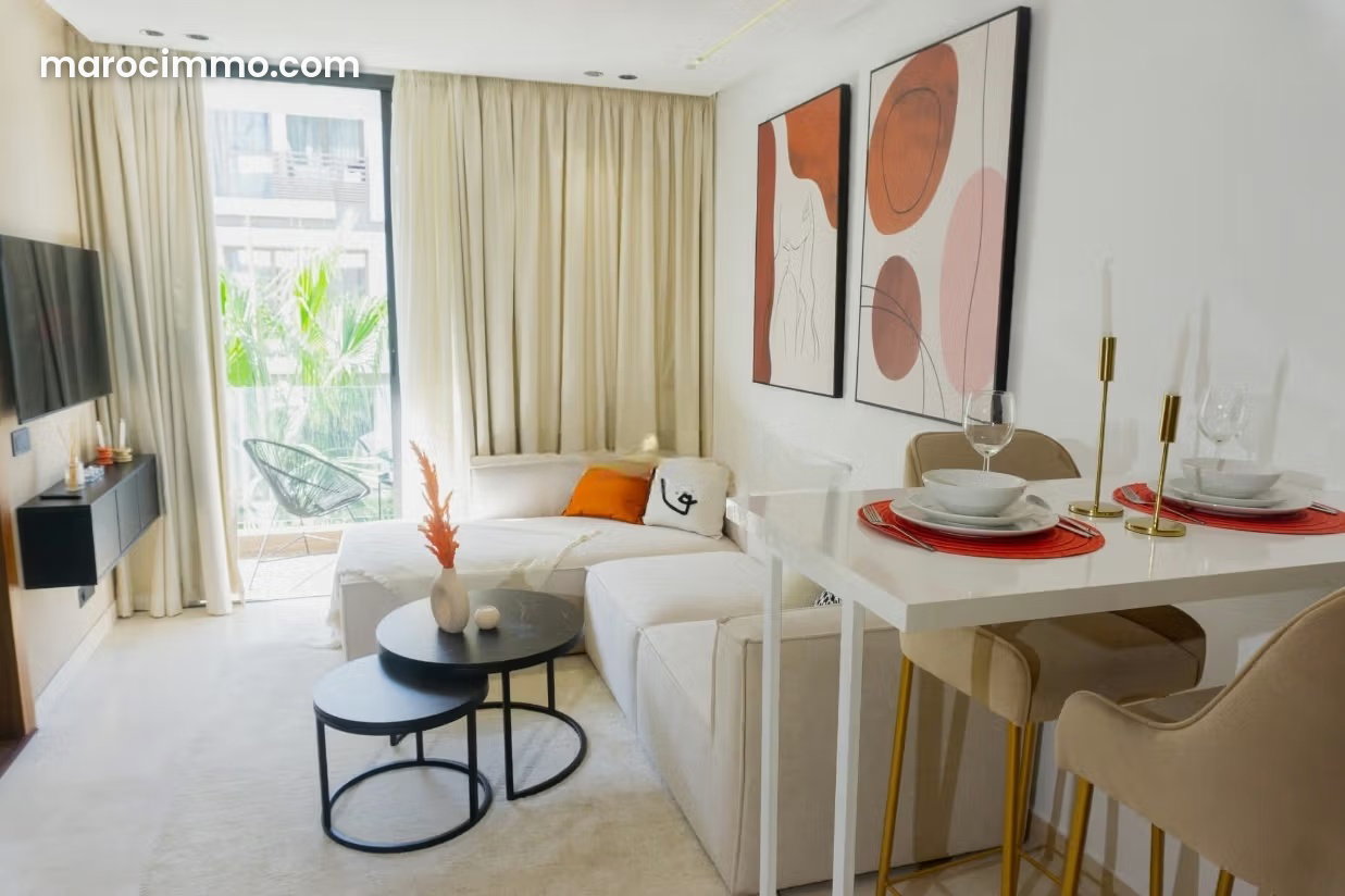 Appartement meublé avec terrasse aux Princesses Casablanca — Casablanca
