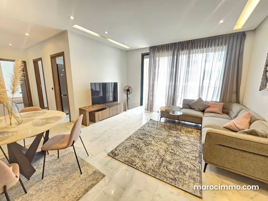 90 sqm Furnished Apartment in Casablanca Finance City — Casablanca