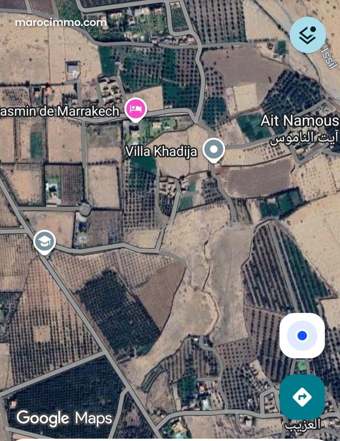 1-Hectare Plot with Atlas Views, Ourika Road, Marrakech — Marrakesh