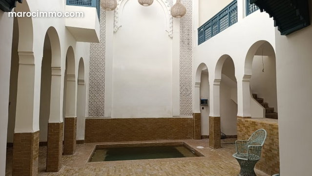 Vente Riad Rénover titré 7chambres à Zaouia Abasia — 4